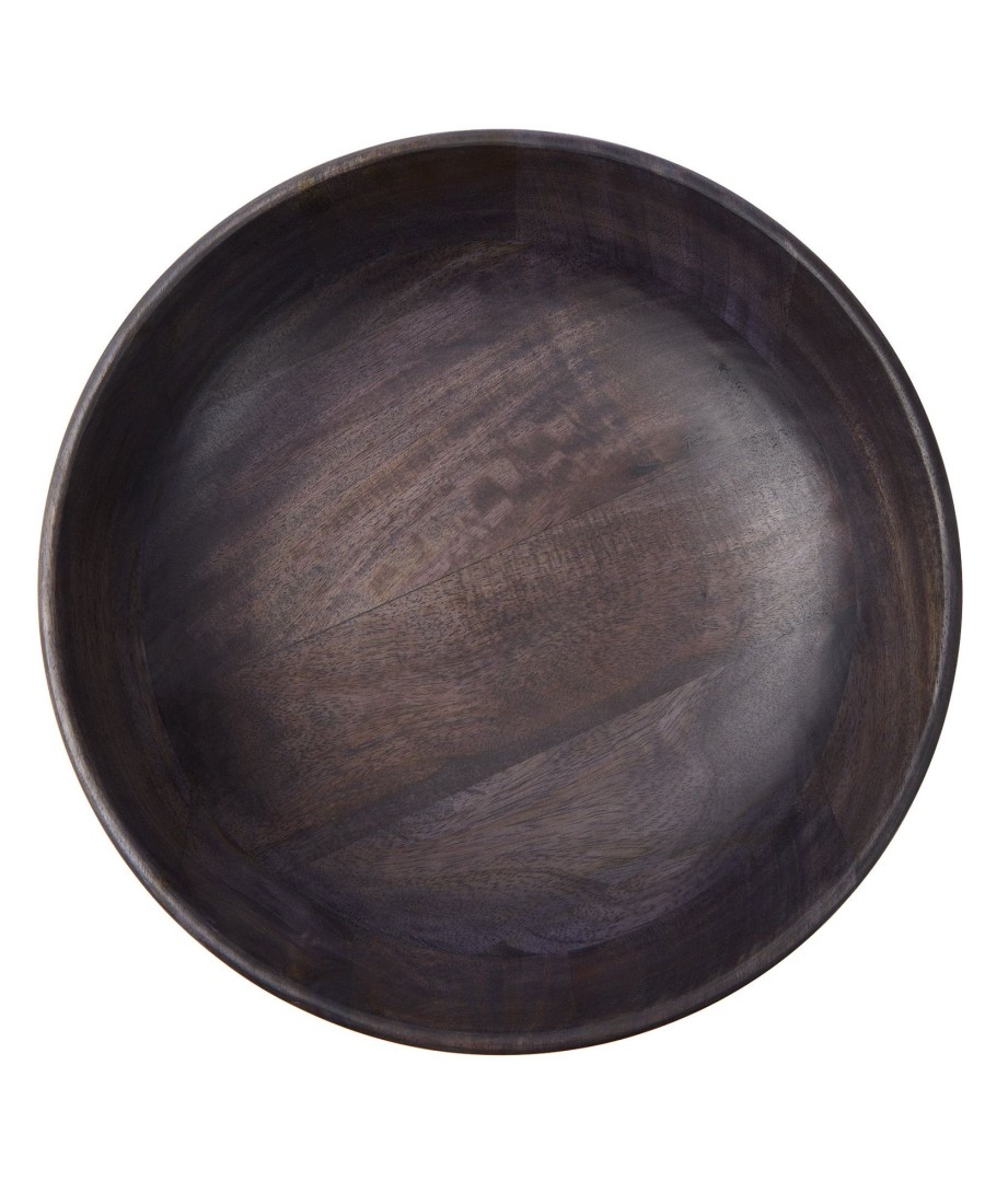 Kitchen Godinger | Mae Studded Wood Salad Bowl