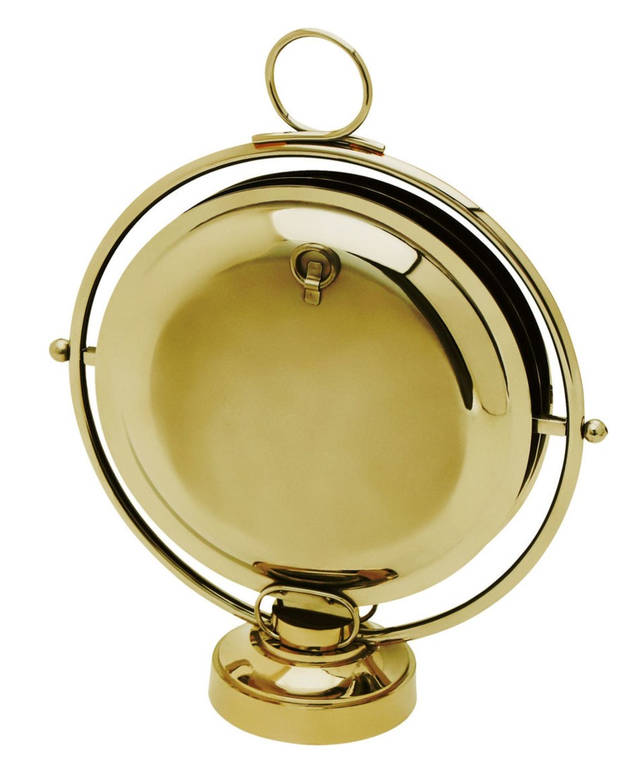 Kitchen Godinger | Round Gold Foldable Tiered Serving Stand