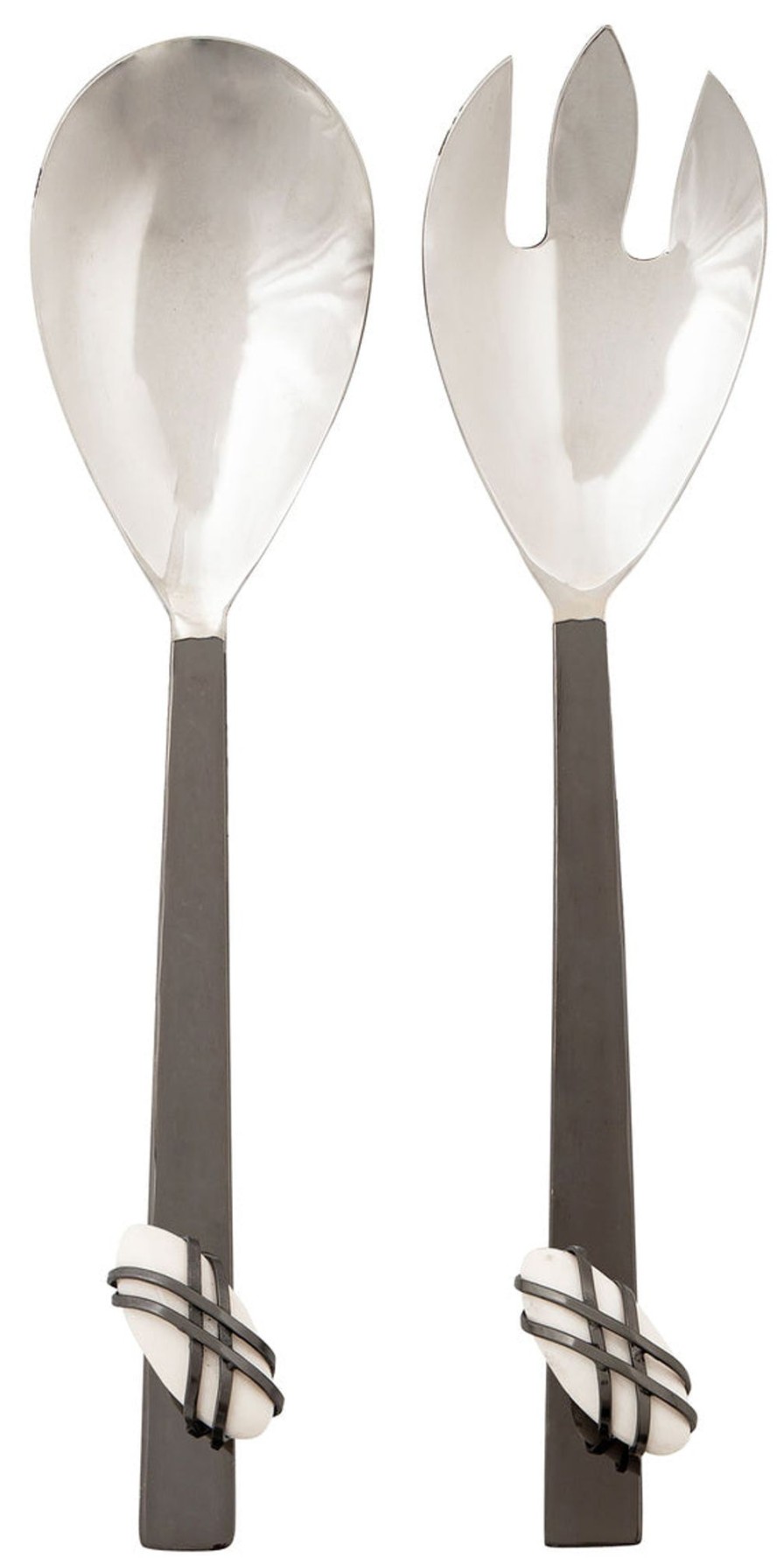 Flatware & Serveware Godinger | Midnight Pebble Salad Server Set