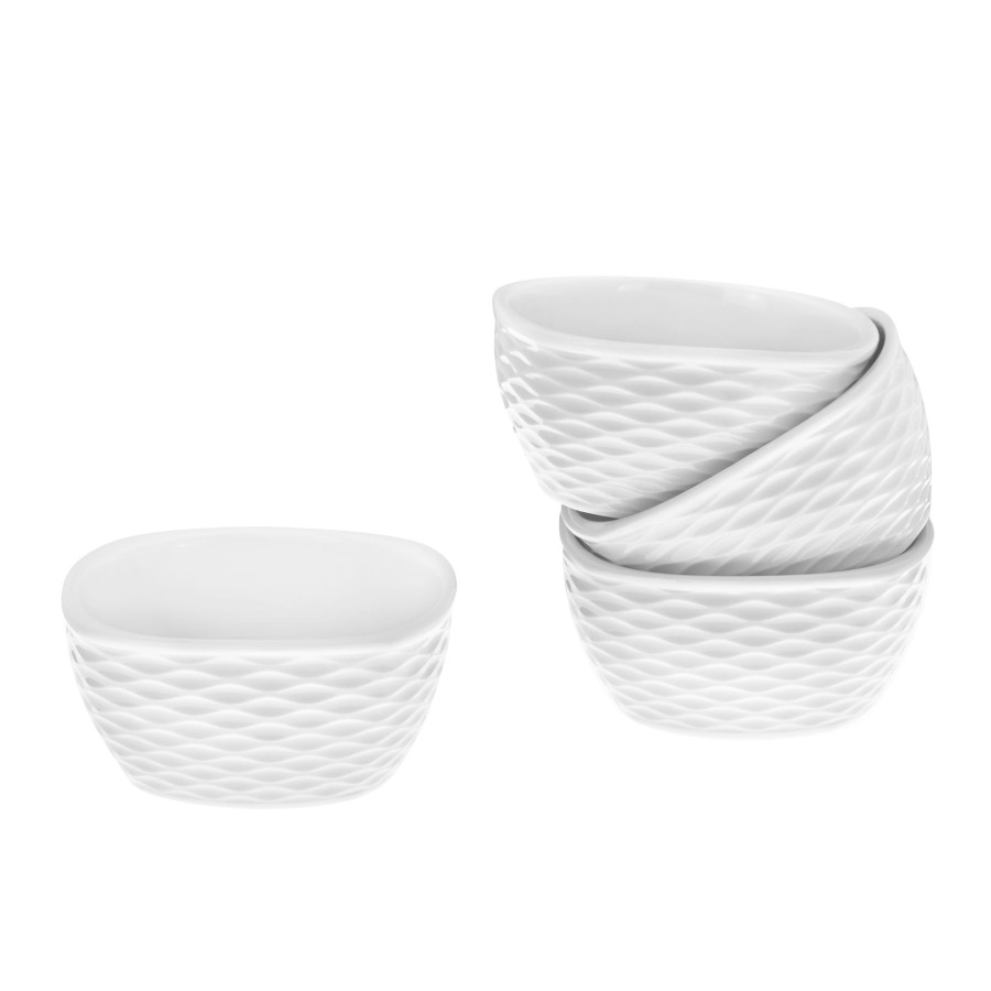 Kitchen Godinger | Munch Basketweave Ramekin, Set Of 4