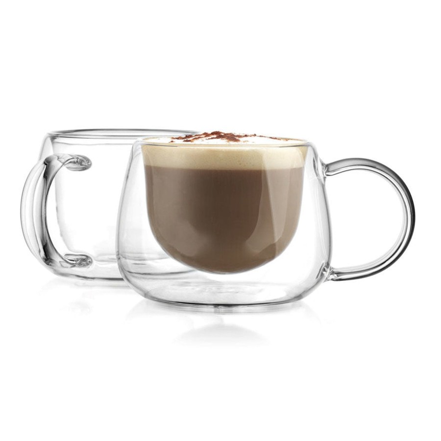 Dining Godinger | Alesia Cappuccino Double Wall Cup, Set Of 2