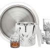 Glassware & Barware Godinger | Dublin Crystal Stainless Steel 8 Piece Bar Set