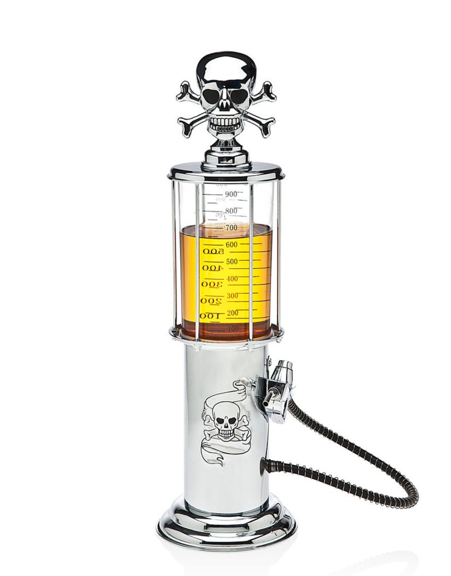 Glassware & Barware Godinger | Skull Gas Pump Liquor Dispenser