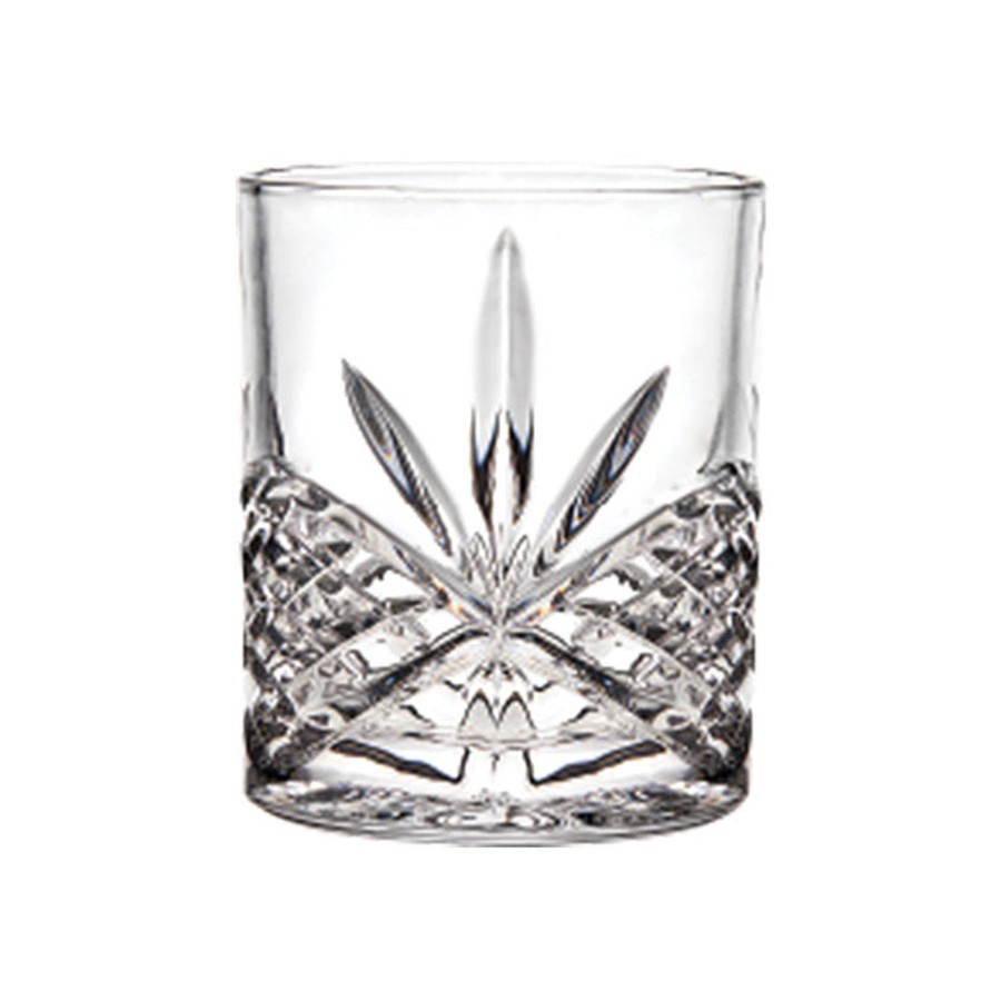 Glassware & Barware Godinger | Dublin Crystal Double Old Fashion & Whiskey Stone Set