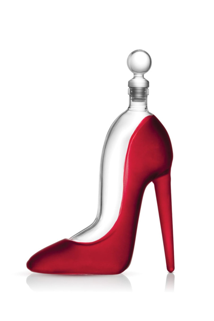 Glassware & Barware Godinger | Runway Red High Heel Decanter