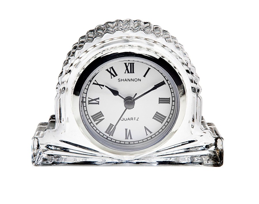 Decor Godinger | Dublin Crystal Small Mantle Clock