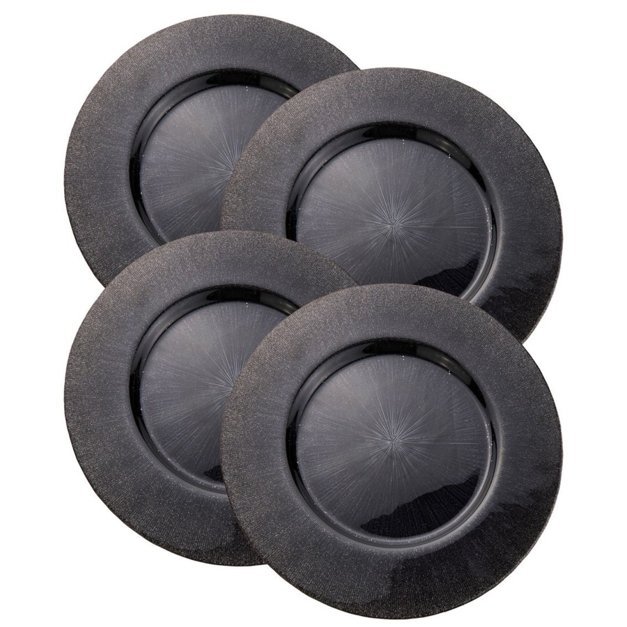 Dining Godinger | Ilaria Noir Charger Plate, Set Of 4