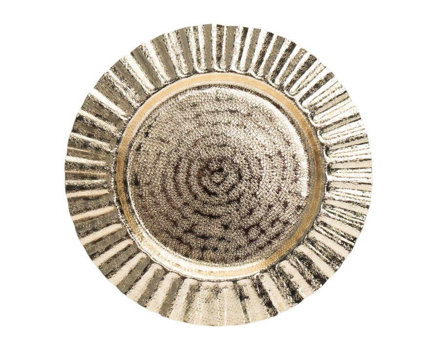 Dining Godinger | Ripple Gold Charger Plate