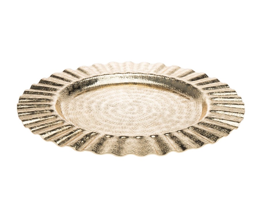 Dining Godinger | Ripple Gold Charger Plate