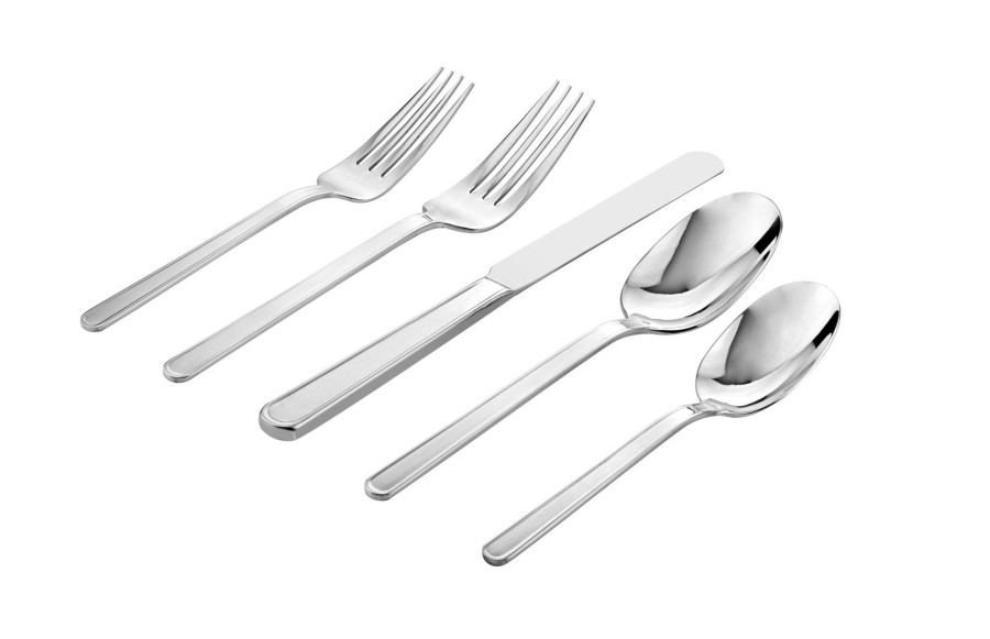 Flatware & Serveware Godinger | Rail Satin 18/10 Stainless Steel 20 Piece Flatware Set, Service For 4