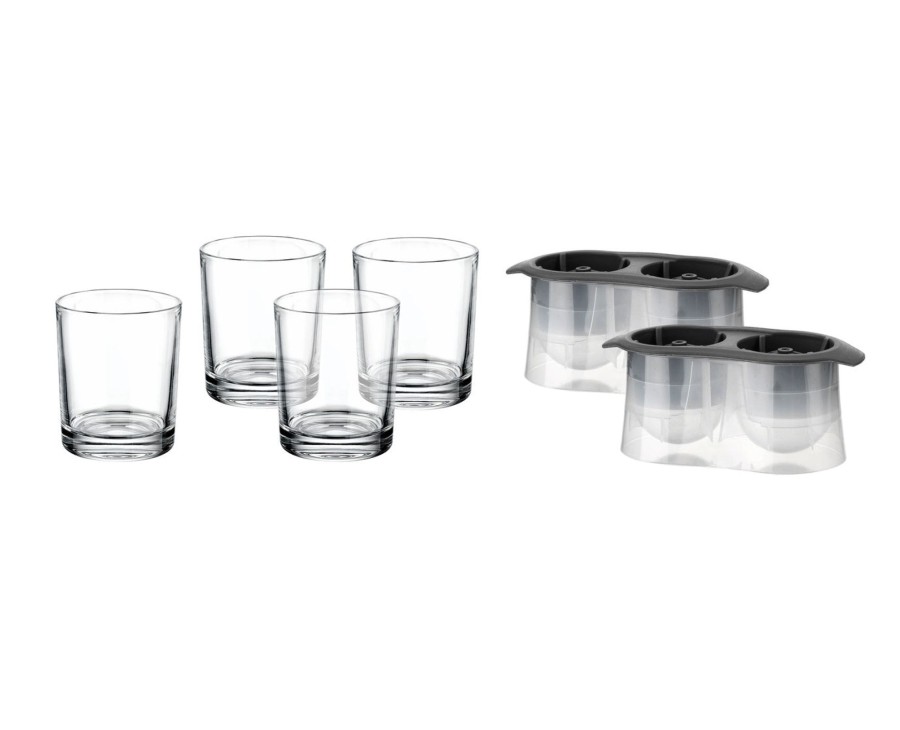 Glassware & Barware Godinger | Chateau Double Old Fashion 6 Piece Chiller Set