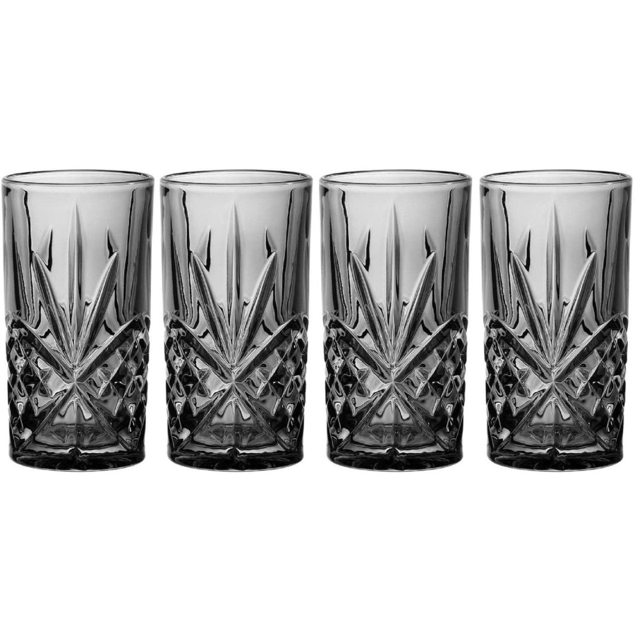 Glassware & Barware Godinger | Dublin Crystal Midnight Highball, Set Of 4