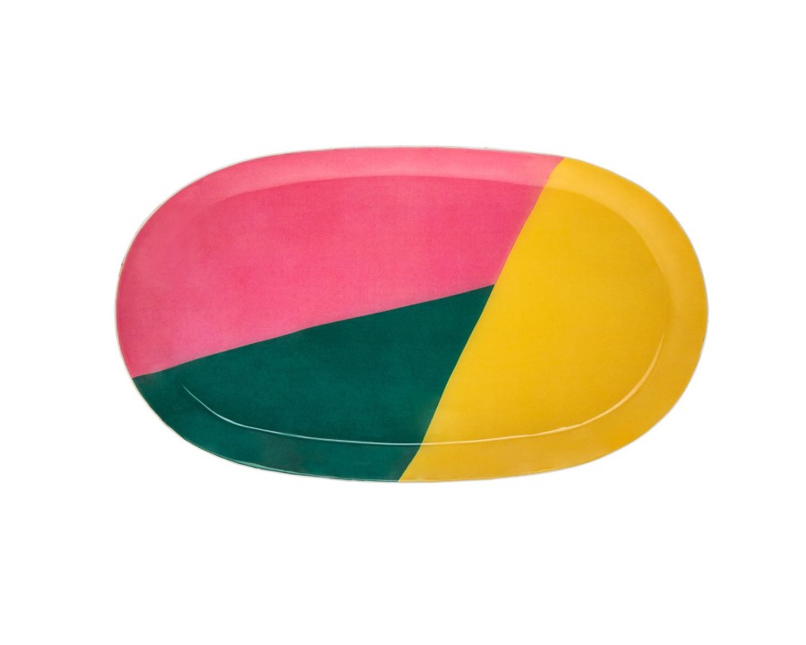 Decor Godinger | Colorful Small Oval Tray