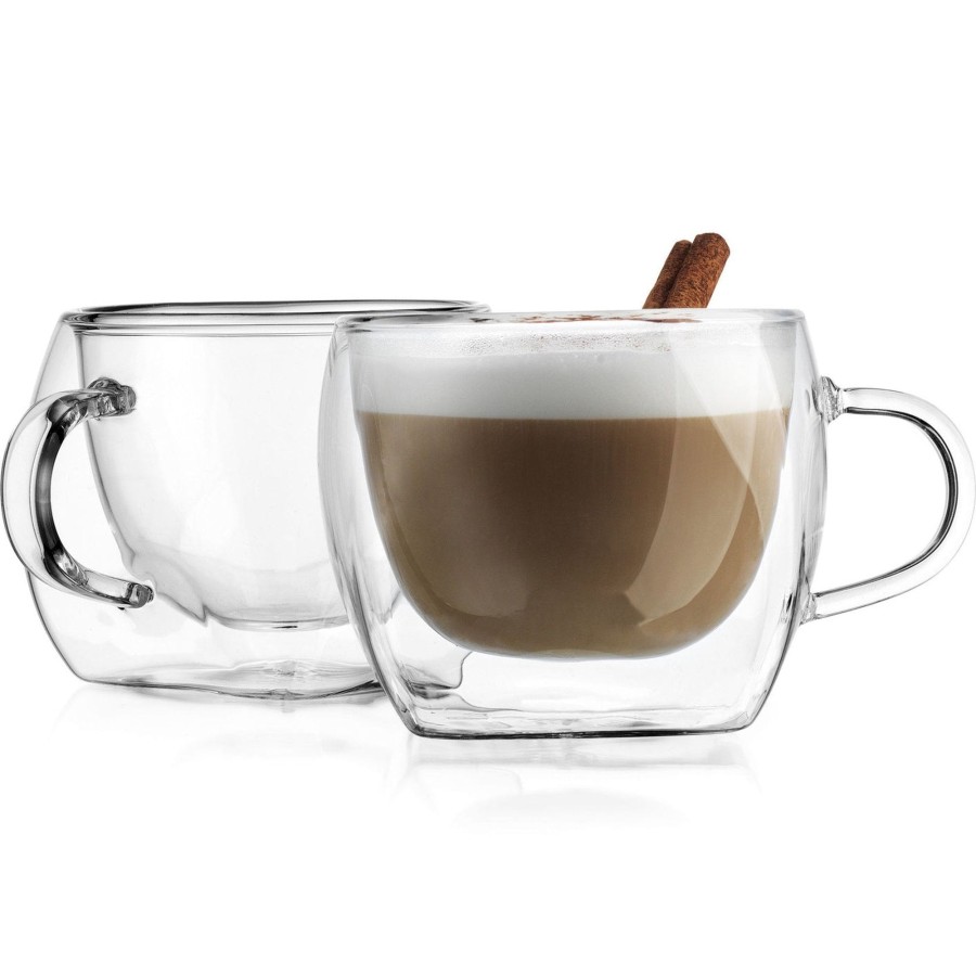 Dining Godinger | Contessa Tea Double Wall Cup, Set Of 2