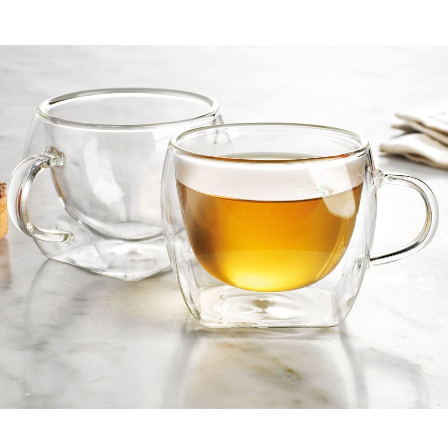 Dining Godinger | Contessa Tea Double Wall Cup, Set Of 2