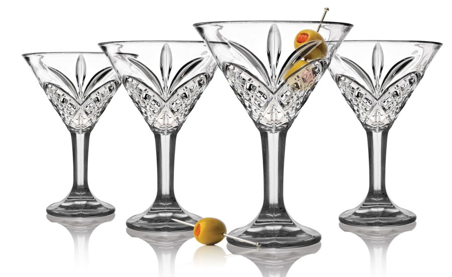 Glassware & Barware Godinger | Dublin Crystal Martini, Set Of 4