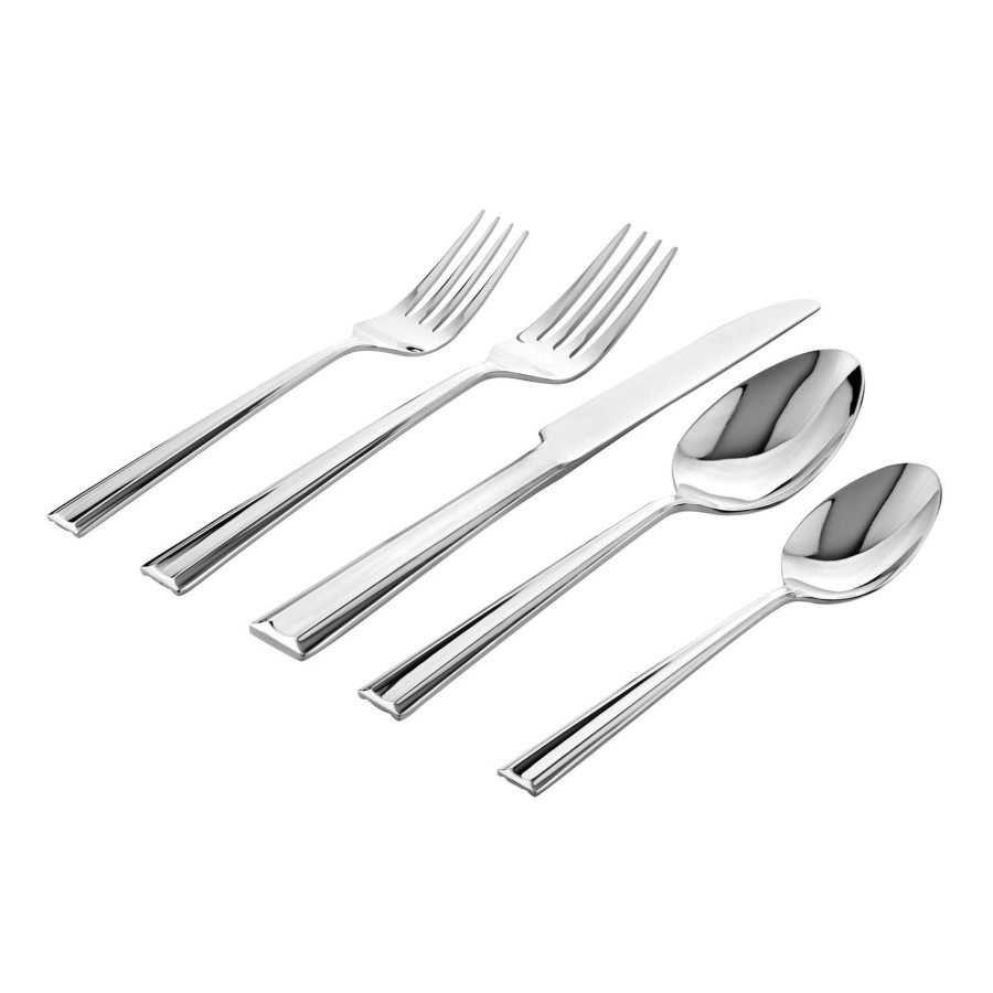 Flatware & Serveware Godinger | Plait Mirrored 18/0 Stainless Steel 20 Piece Flatware Set, Service For