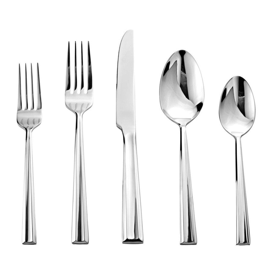 Flatware & Serveware Godinger | Plait Mirrored 18/0 Stainless Steel 20 Piece Flatware Set, Service For