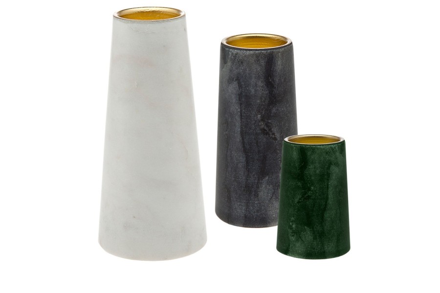 Decor Godinger | Marble Tapered Holder Set