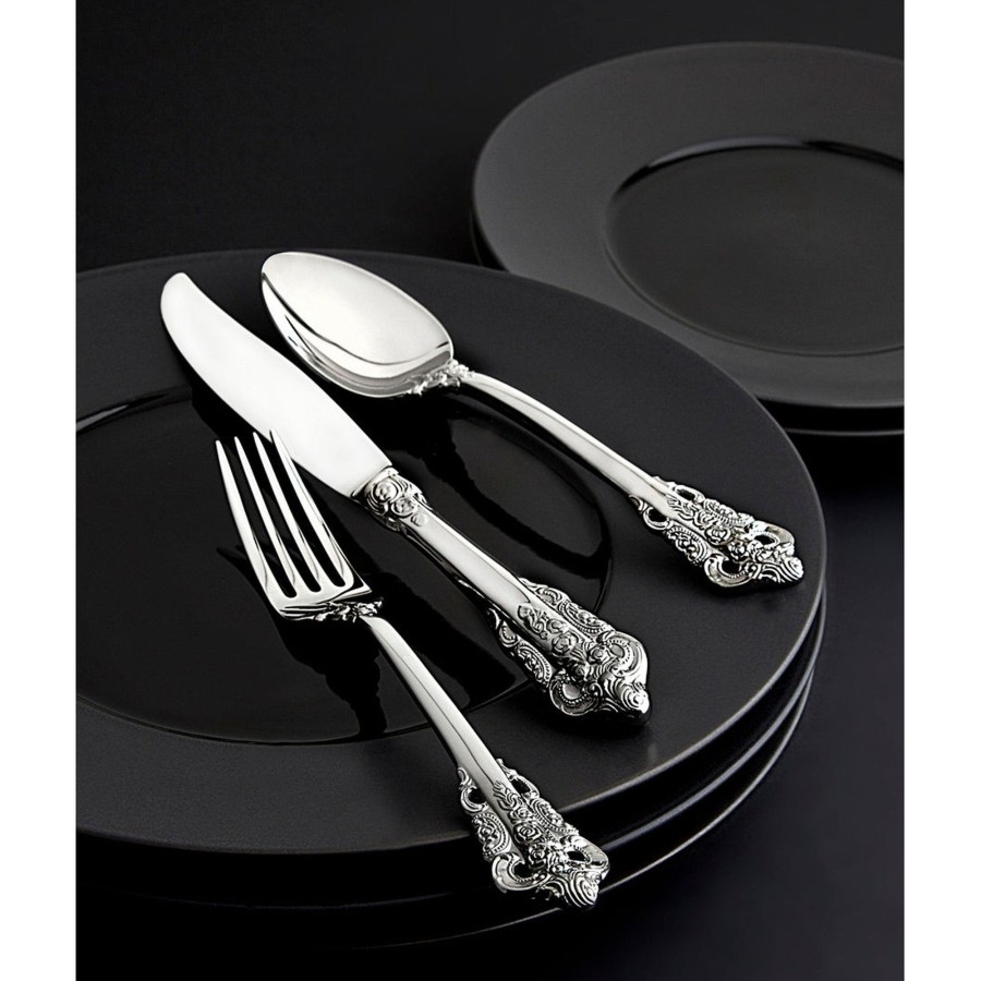 Flatware & Serveware Godinger | 20Th Century Baroque 18/10 Stainless Steel 20 Piece Flatware Set, Serv