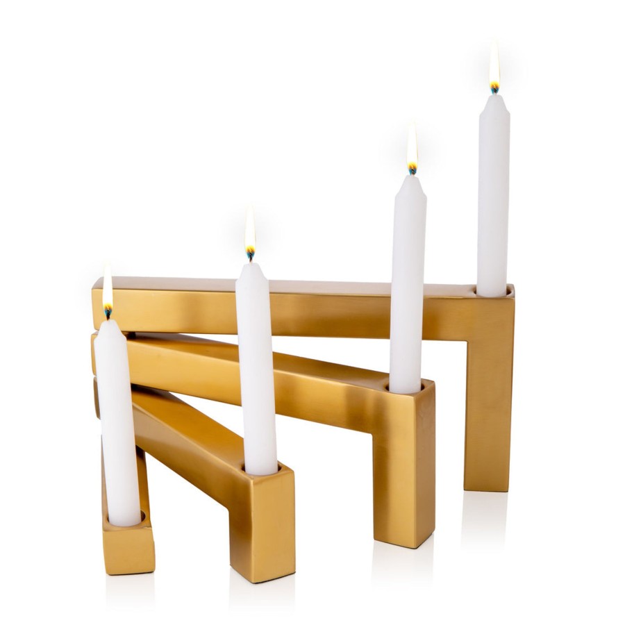 Decor Godinger | Nesting Gold Tapered Candle Holder