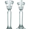 Decor Godinger | Dublin Crystal Tapered Candlestick Set