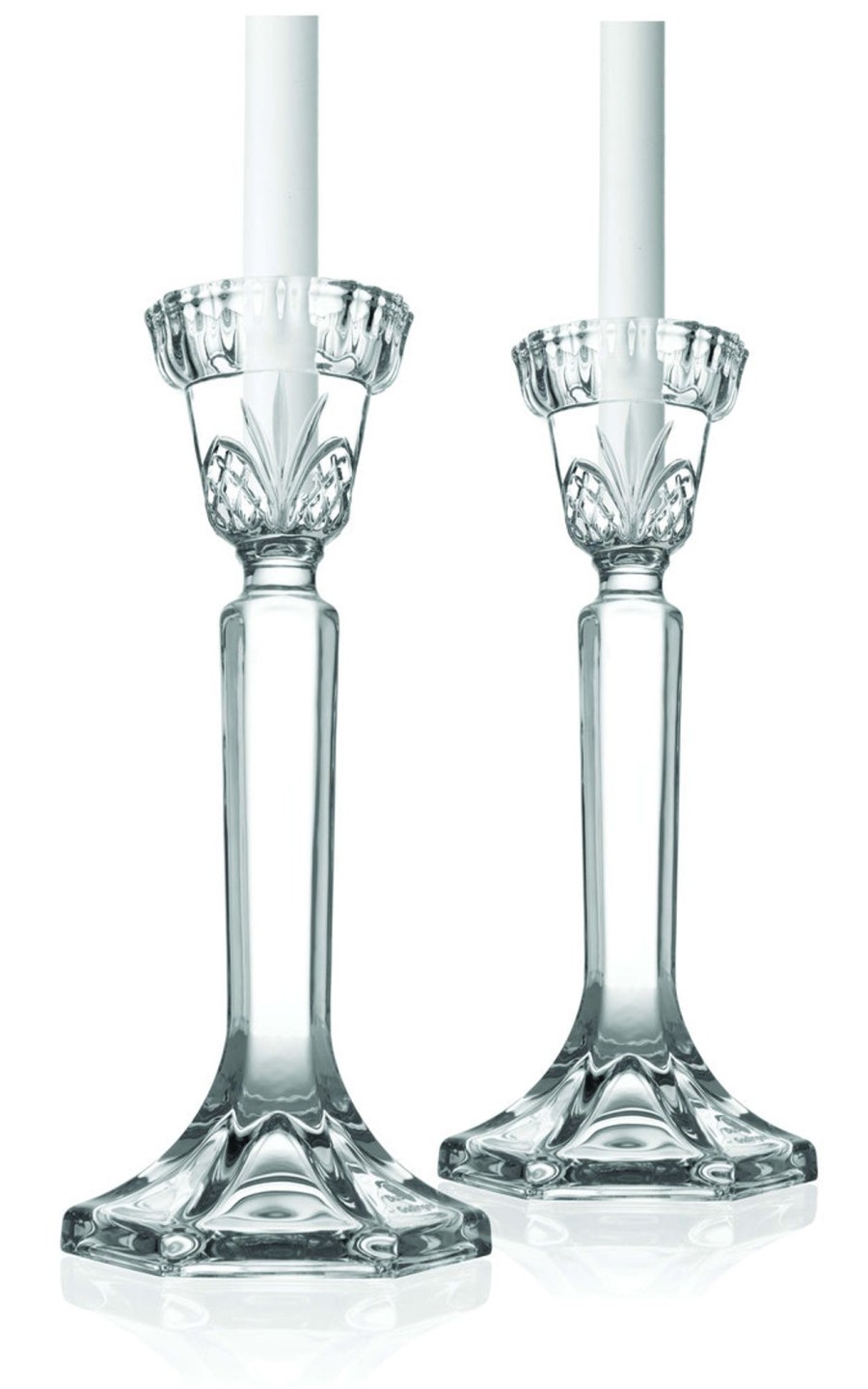 Decor Godinger | Dublin Crystal Tapered Candlestick Set