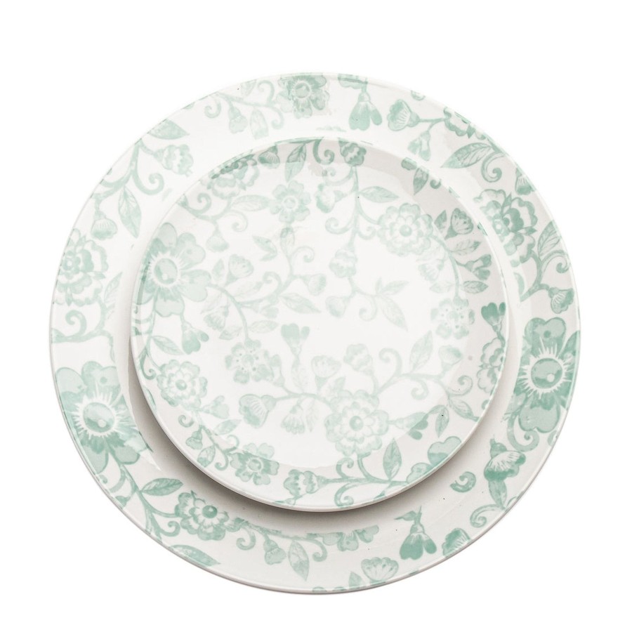 Dining Godinger | Claro Dusty Floral Salad Plate, Set Of 4