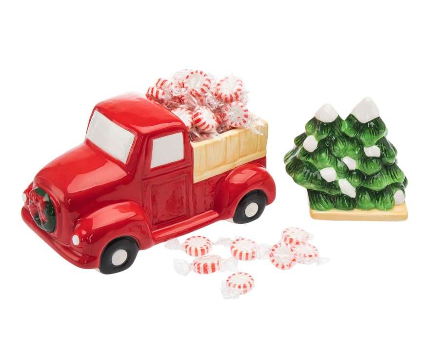 Kitchen Godinger | Christmas Pickup Truck Candy Dish