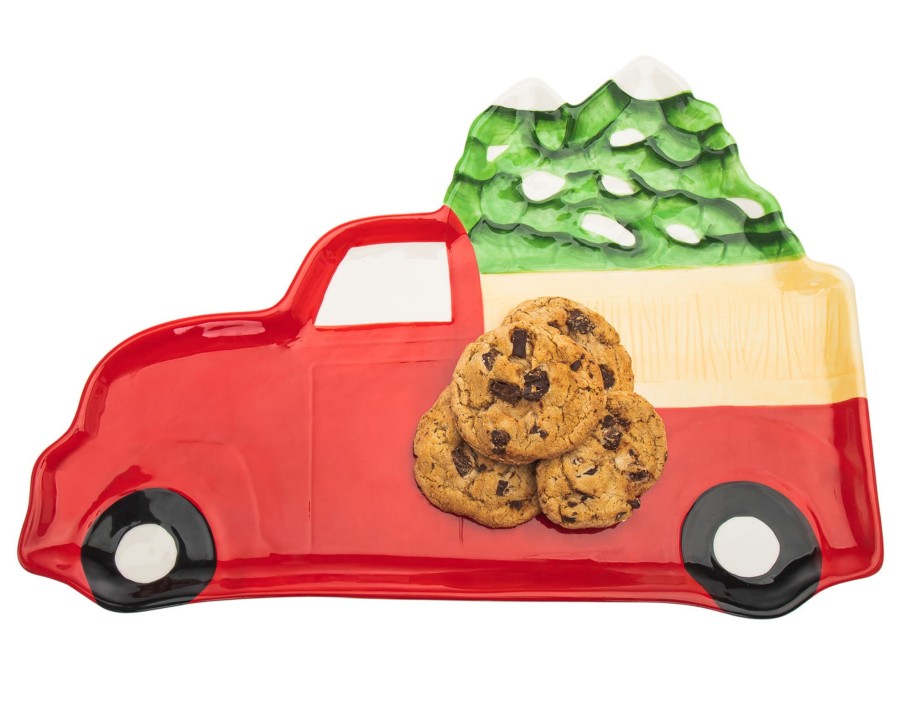 Kitchen Godinger | Christmas Pickup Truck Candy Dish