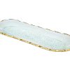 Kitchen Godinger | Harper Gold Edge Long Oval Serving Platter