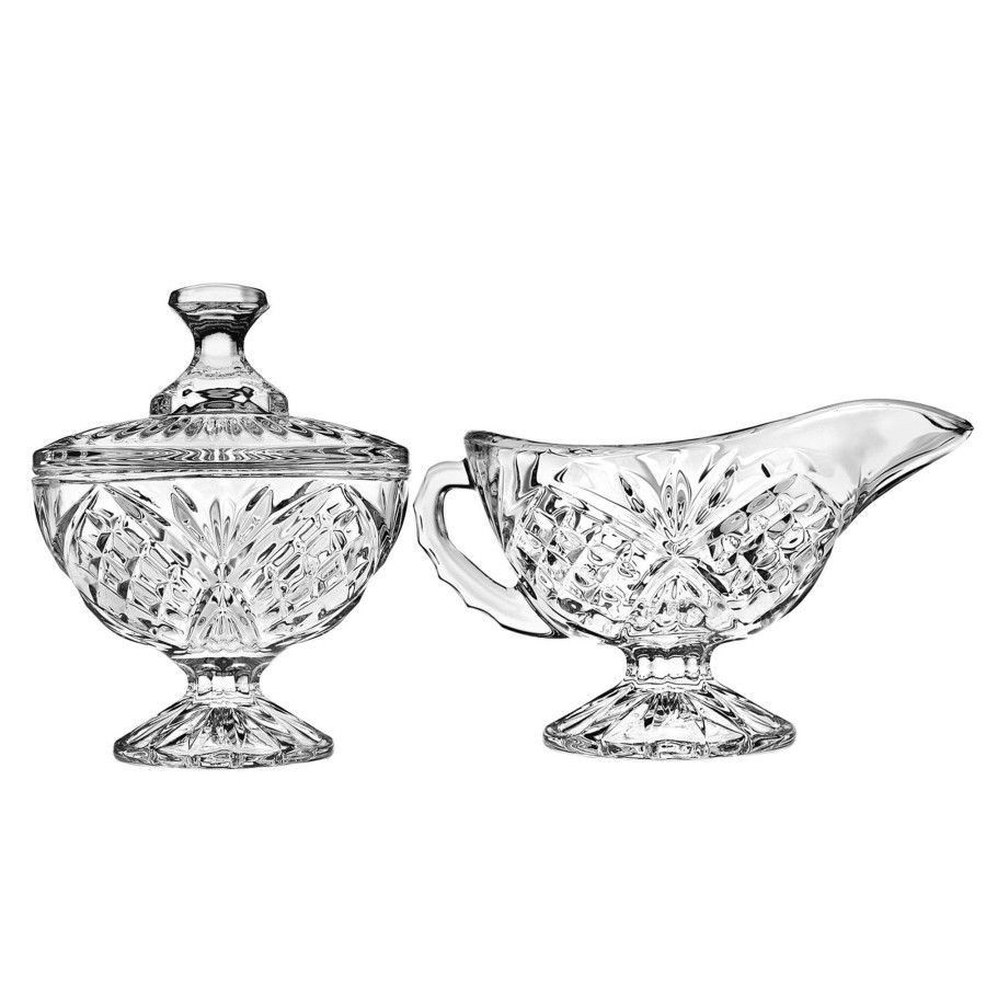 Kitchen Godinger | Dublin Crystal Sugar & Creamer Set