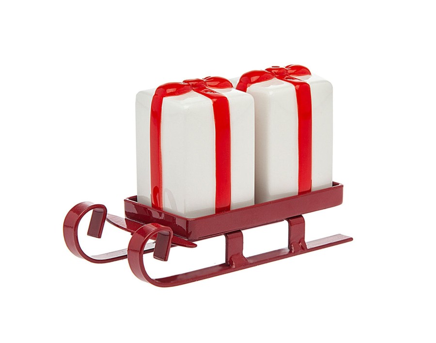 Kitchen Godinger | Sleigh Salt And Pepper Shaker Set