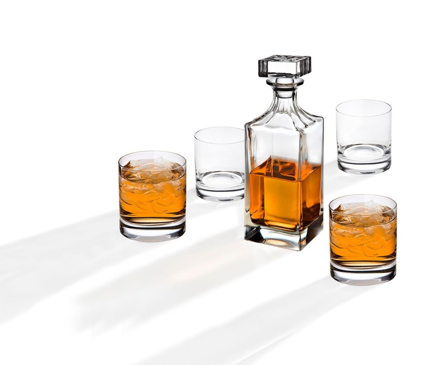 Glassware & Barware Godinger | Social 5 Piece Decanter Whiskey Set