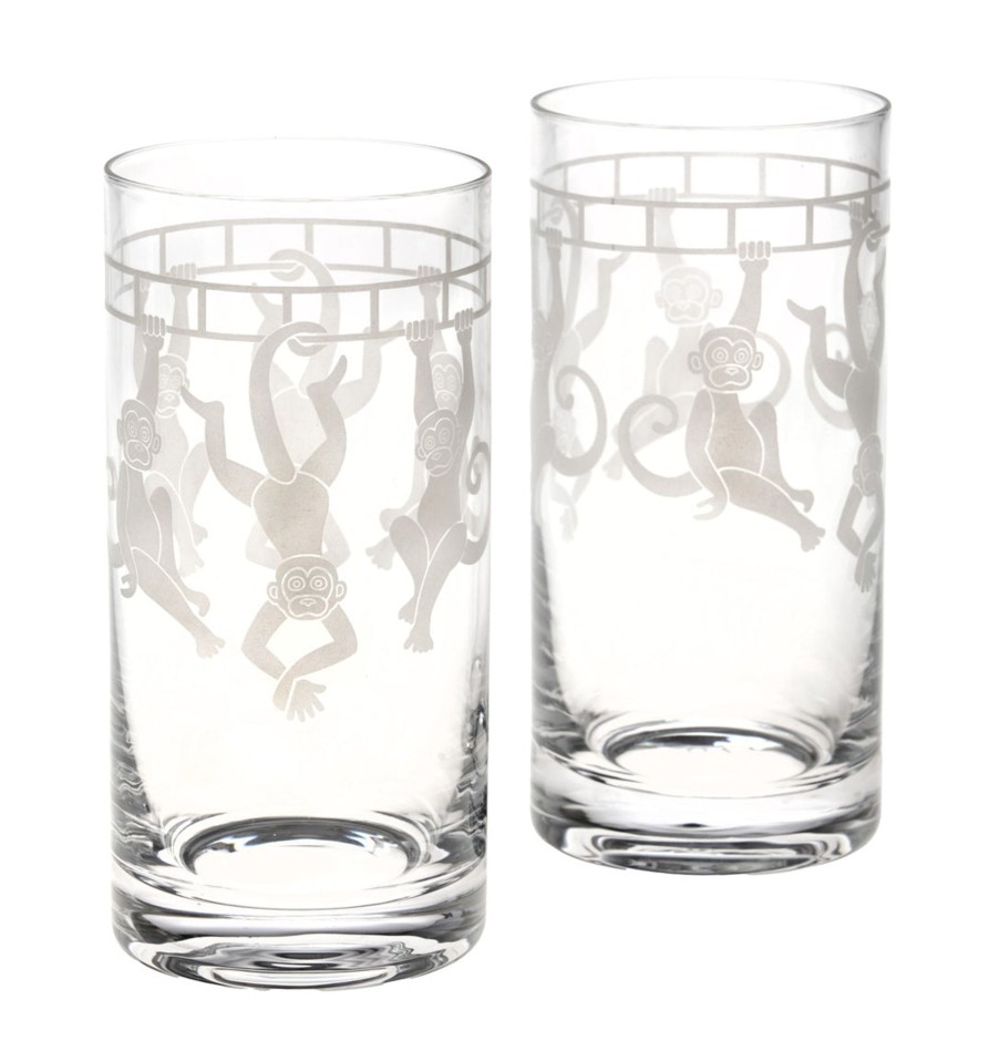 Glassware & Barware Godinger | Monkey Highball, Set Of 2