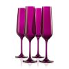 Glassware & Barware Godinger | Sheer Amethyst Flute, Set Of 4