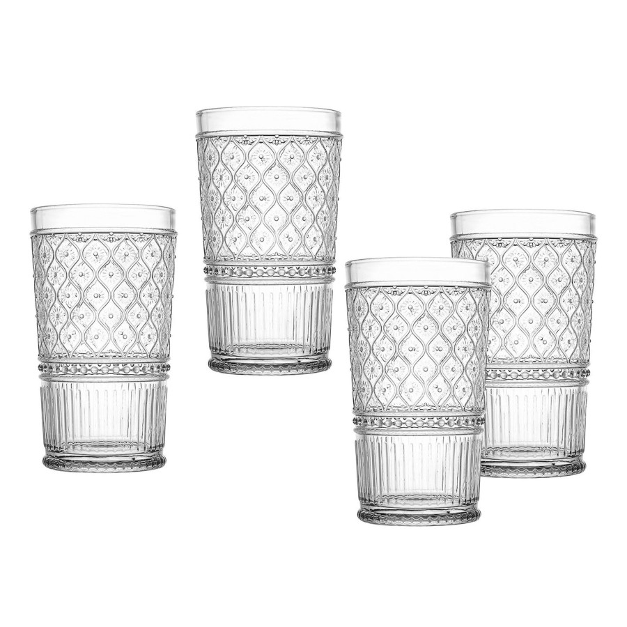 Glassware & Barware Godinger | Claro Clear Highball, Set Of 4