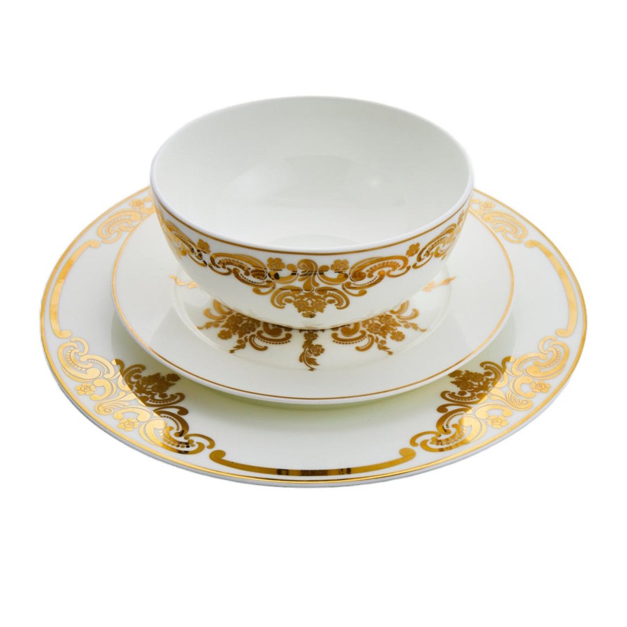 Dining Godinger | 20Th Century Baroque Bone China Mug Set