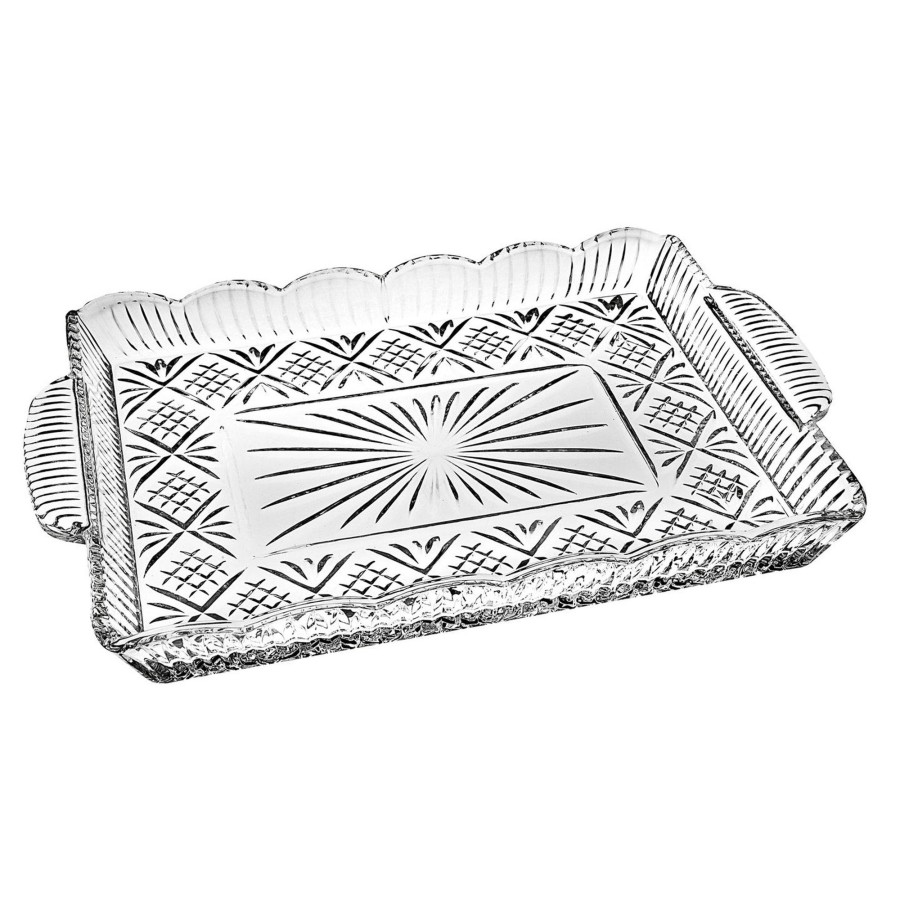 Kitchen Godinger | Dublin Crystal Gallery Tray