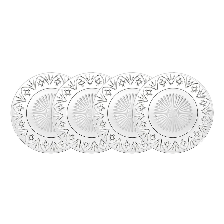 Dining Godinger | Dublin Crystal Salad Plate, Set Of 4