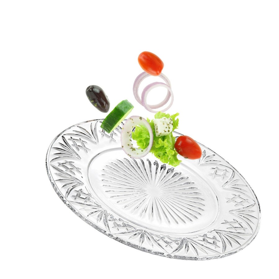 Dining Godinger | Dublin Crystal Salad Plate, Set Of 4