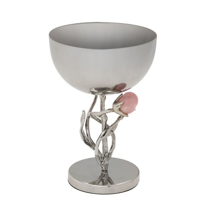 Kitchen Godinger | Hyaline Pink Footed Nut Bowl