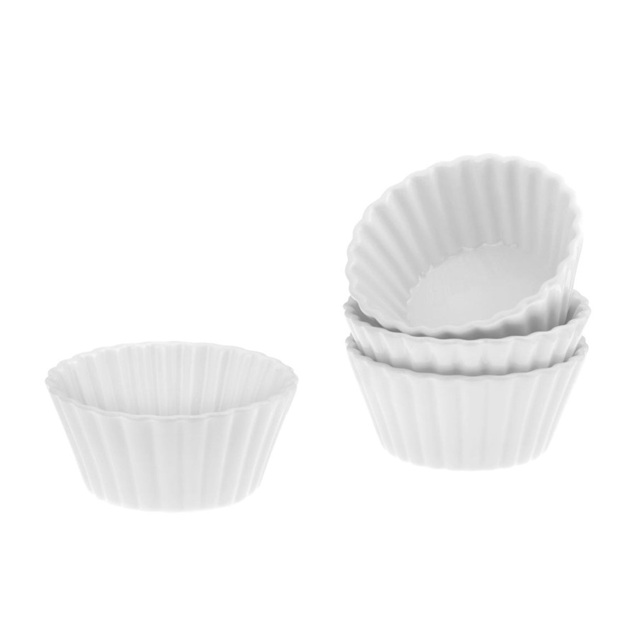 Kitchen Godinger | Munch Round Folds Ramekin, Set Of 4