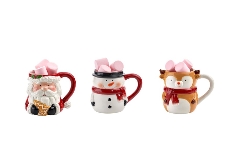 Dining Godinger | Holiday Mug, Set Of 3