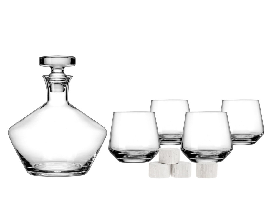 Glassware & Barware Godinger | Marmont 9 Piece Decanter Whiskey Set