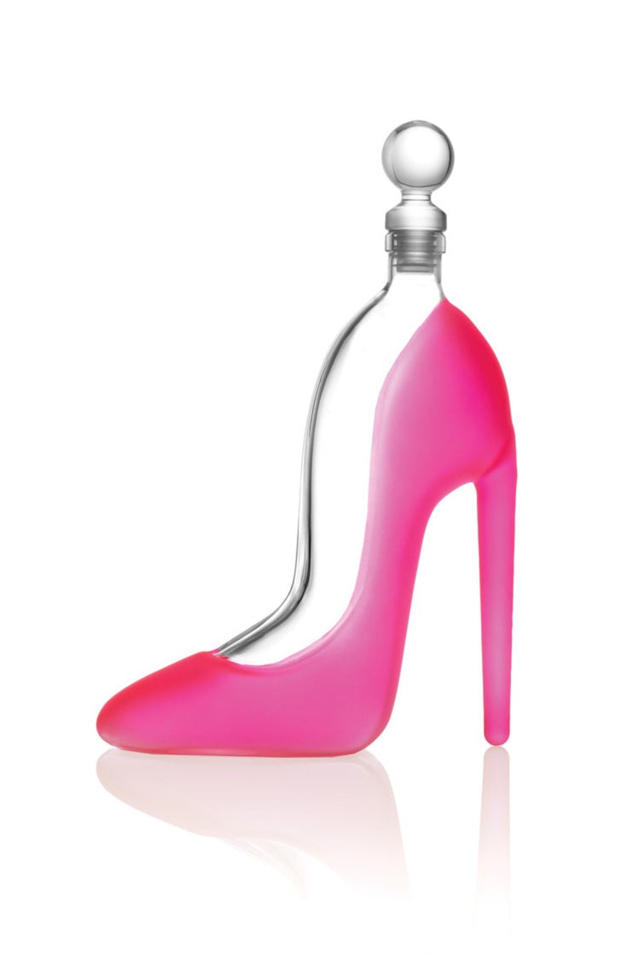 Glassware & Barware Godinger | Runway Pink High Heel Decanter