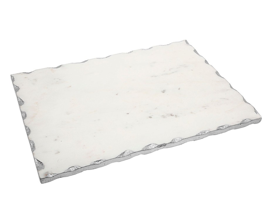 Kitchen Godinger | Lavi Marble Silver Organic Edge Serving Board