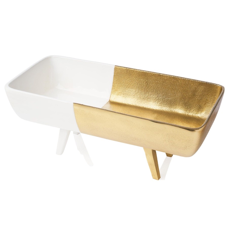 Kitchen Godinger | Russo Gold And Enamel Serving Bowl