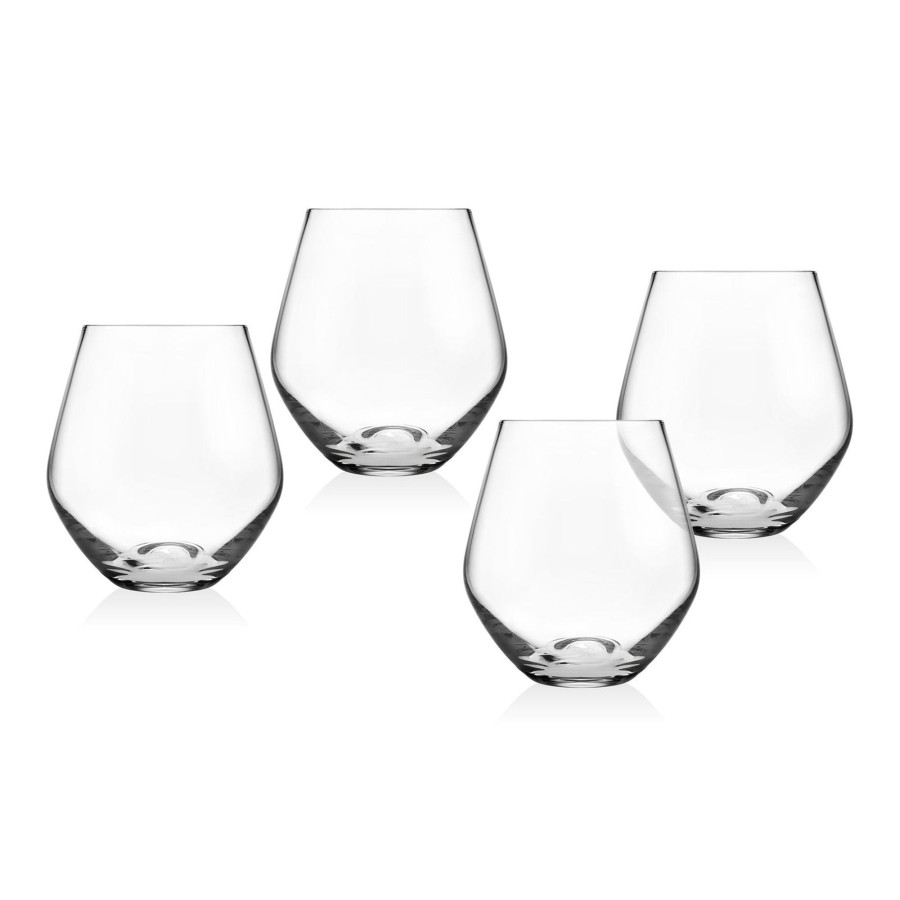 Glassware & Barware Godinger | Meridian Stemless Wine Glass, Set Of 4