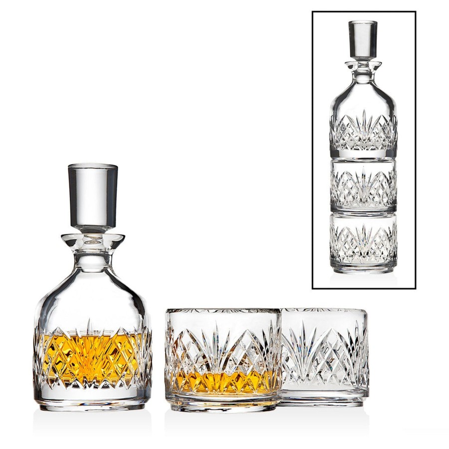 Glassware & Barware Godinger | Dublin Crystal Stacking Decanter